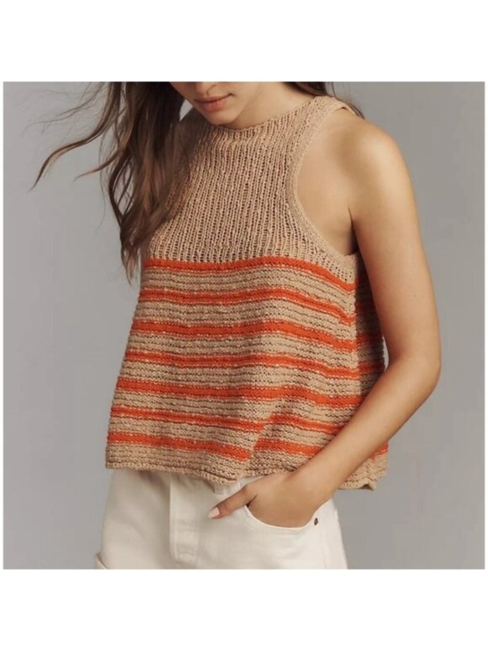 NWT Size XS -  Pilcro Cotton Swing Sweater Tank (NWT US$ 88)